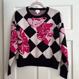 Women’s Oversized sweater, Cyrus, size S, color Pink, Black, white, NWT